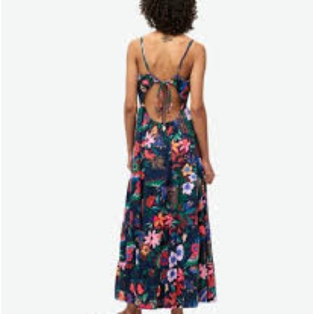 Superdry Red Pink Sleeveless Maxi Dress - Picture 2 of 9